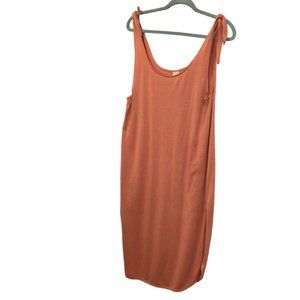 l' Space Pink Champagne jersey knit summer tank Dress S